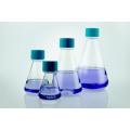 125 ml PC Erlenmeyer Flasks Baffled Seal Cap