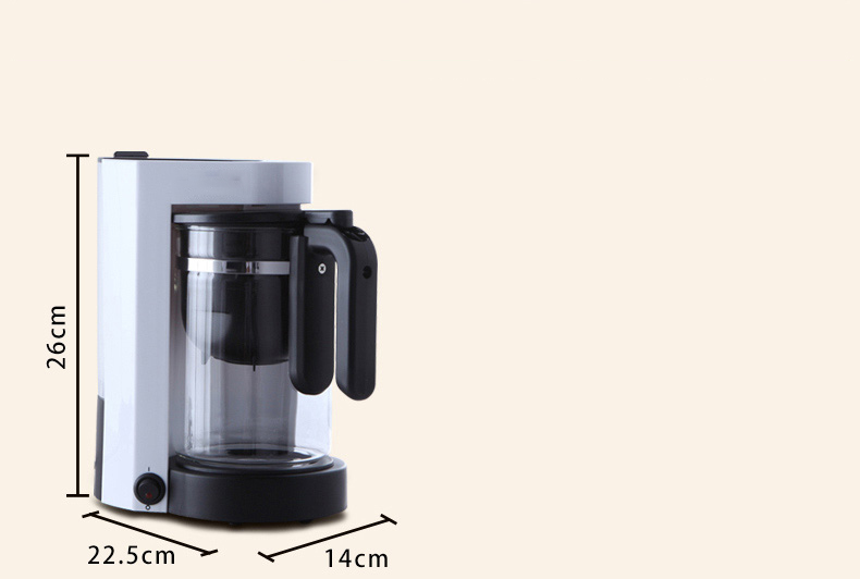 YKL-CM-310 HOT SELLING AUTOMATIC COFFEE MACHINE 0.60L HOUSE UHOT SELLING AUTOMATIC COFFEE MACHINE 0.65L HOUSE USE COFFEE MACHINE
