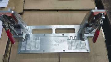 Post-Soldering Helium Leak Testing Fixture