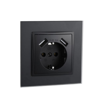 Waterproof USB Charger Socket for Wall Switch and Sockets