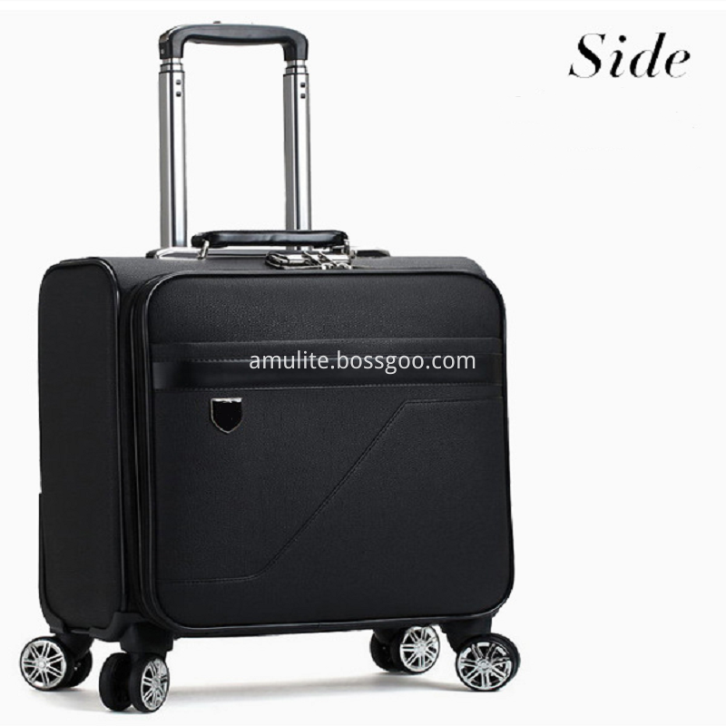 Black pu luggage