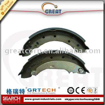 Wholesale car parts auto brake shoes for peugeot 206