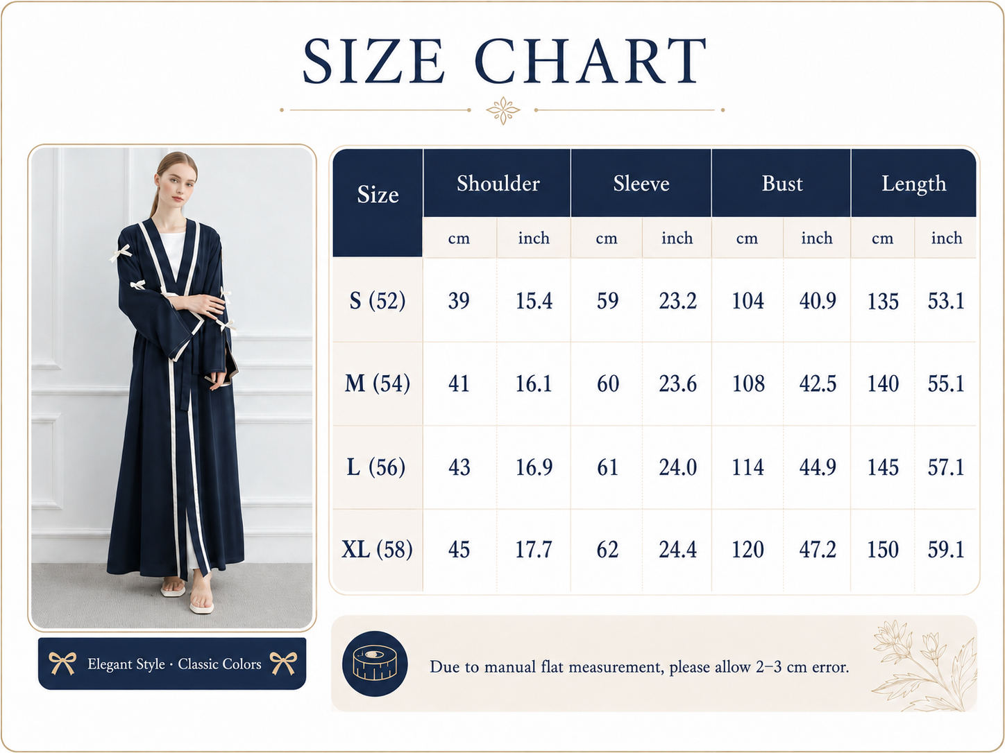 پاپیون زیبا با جزئیات باز کیمونو آبایا Elegant Bow Detail Open Kimono Abaya with Contrast Trim