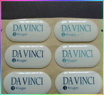 Wholesale colorful resin dome sticker
