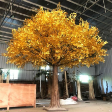 Top Selling Large Artificial Gold Leaf Wish Banyan Tree