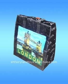 pvc coated cotton bag