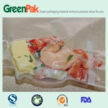 used as fast-food packing embossed vacuum pouches