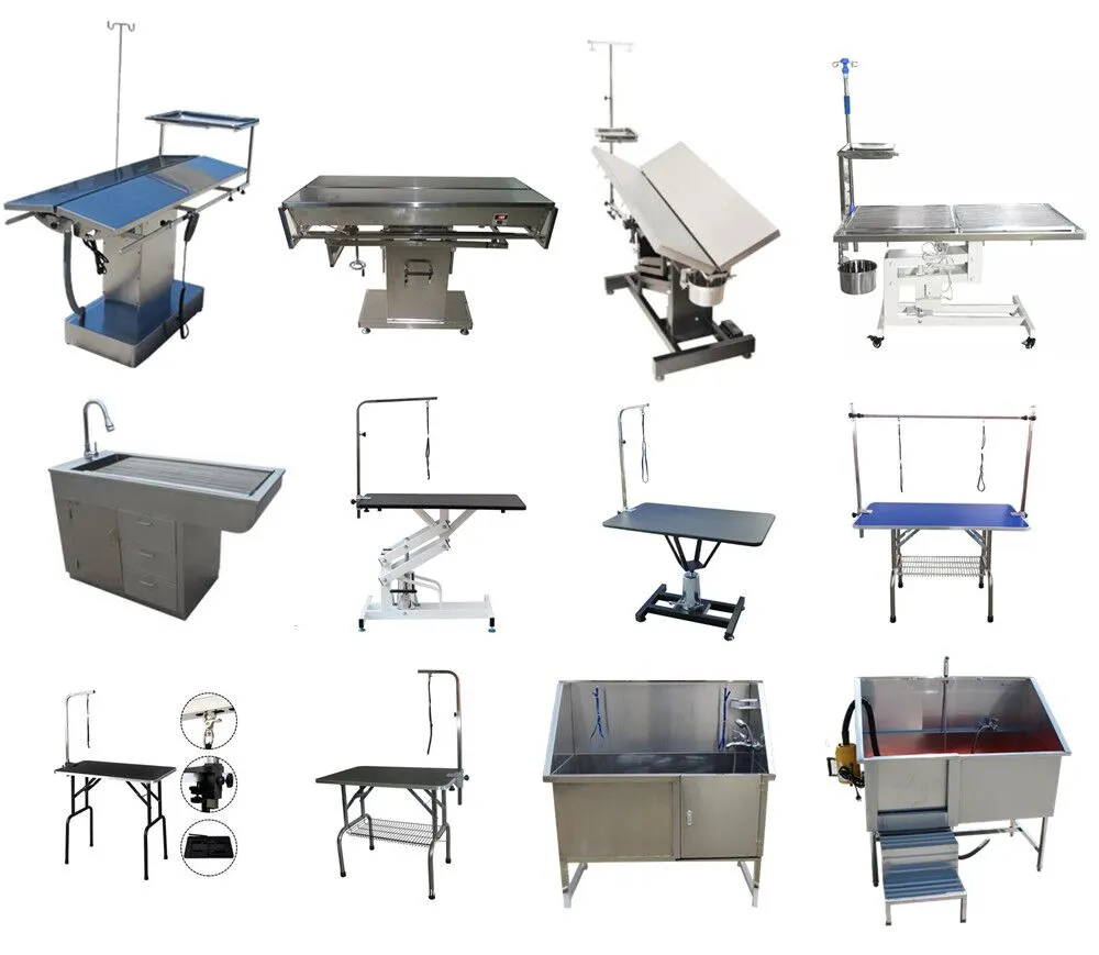 Column Weighing Diagnosis and Treatment Table Vet Operating Table Pet Bed for Surgery Veterinary
