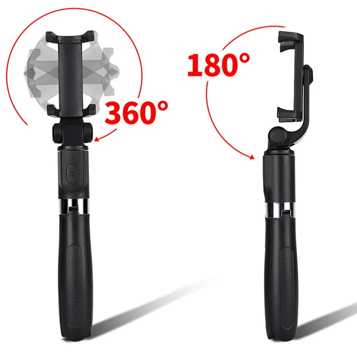 Multifunctional Mini Bluetooth Handheld Selfie Stick Tripod 3-in-1 with Remote Control