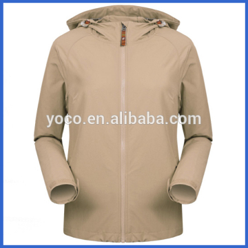 Waterproof long jacket women windbreaker jacket