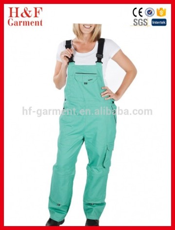 Women Polyester Cotton Bib Overall For Workwear