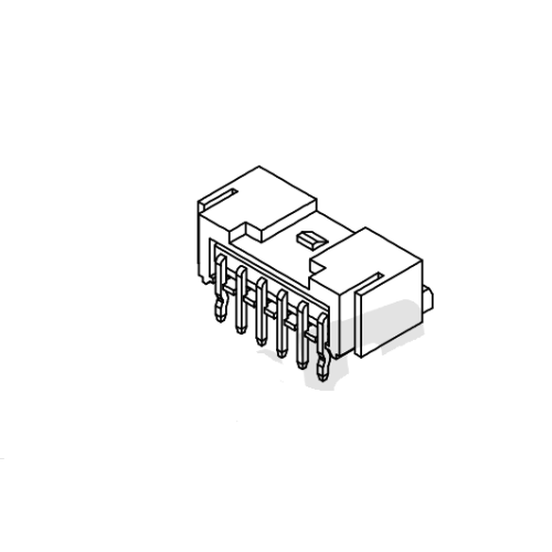 Pitch de 2,00 mm 90 ° Wafer AW2012R-XP