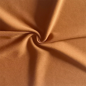 Breathable Polyester Stretch Stretch Knitting Twill Rib Fabrics