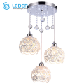 LEDER Modern Clear Crystal Pendant Light