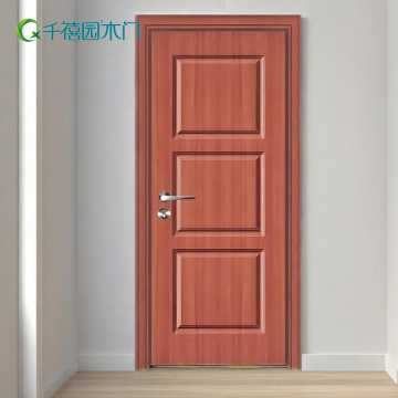 Modern Raised Panel Wood Interior Door