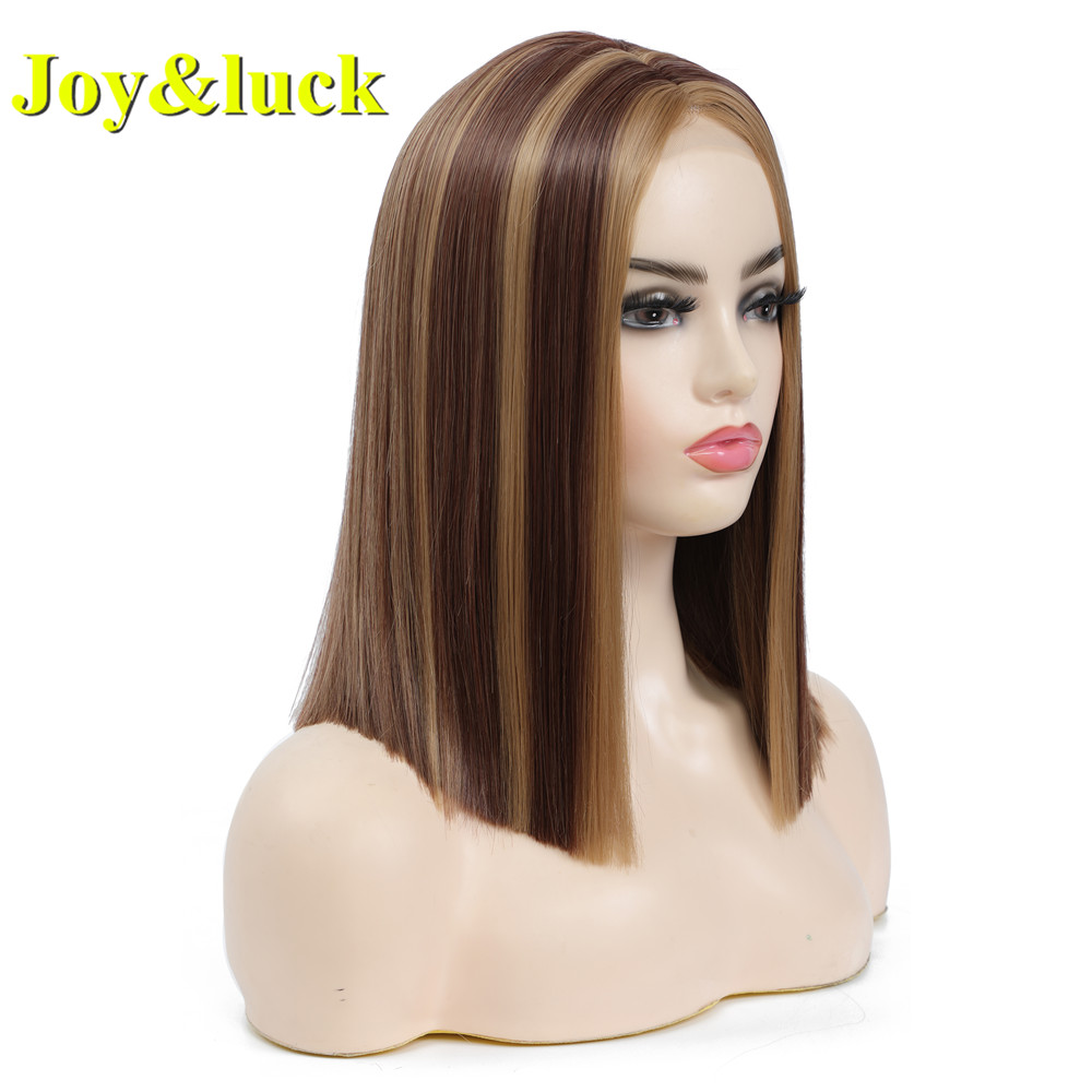 Wholesale Wig Front Lace for Women Middle Part Party Ladies Hair Middle Part Natural Water Wave Lace Front Synthetic Hair Wigs