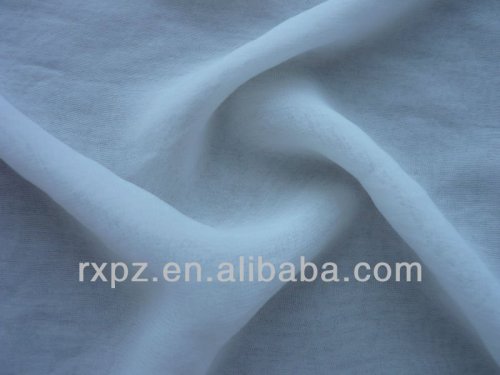 Chiffon Fabric With Washing effect keqiao shaoxing soft and thin chiffon fabric