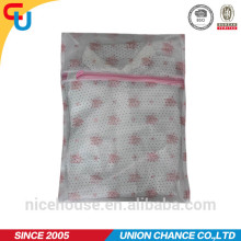 New Zipped Laundry Washing Bag Laundry Bags Folwer Net Mesh Socks Bra Clothes 3 Sizes