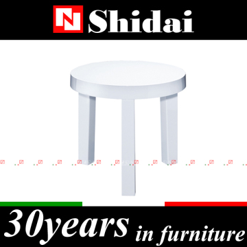 antique round wooden side table / cube side table / wooden wall side table TA54B