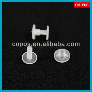 display plastic strip fastener for holding