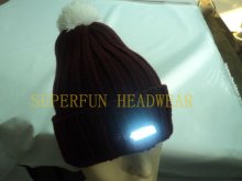 keeping warm led knitted caps