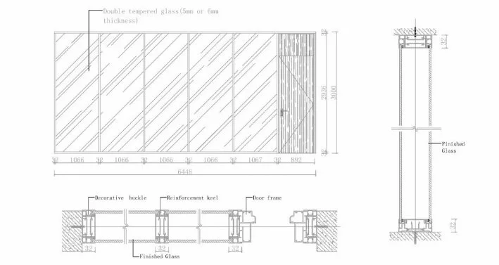 Shaneok Interior Glass Office Partition