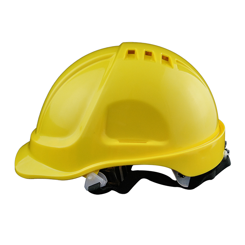 CE construction industrial ABS safety helmet with vents