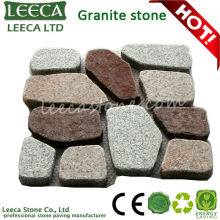 Random granite paving stone