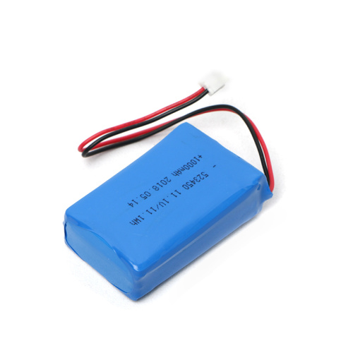 523450 3S1P 11.1V 1000mAh Lithium Polymer Battery Pack