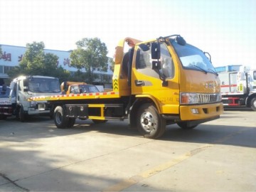 Rear recovery wrecker 6wheel lift wrecked tow truck