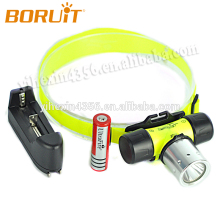 Summer Diving Equipment 1200Lumen IP68 Waterproof Diving Headlamp