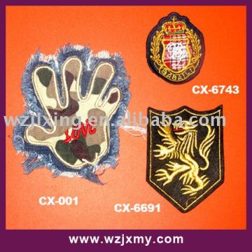 flat embroidery patch/patch/embroidered patch