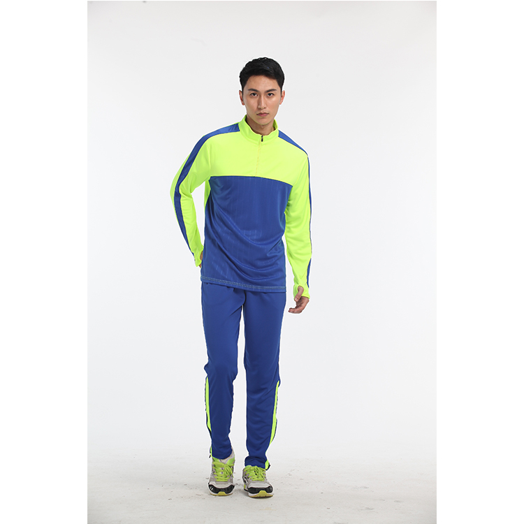 Factory Wholesale Sports Training Clothes Men Plain Soccer Football Tracksuit