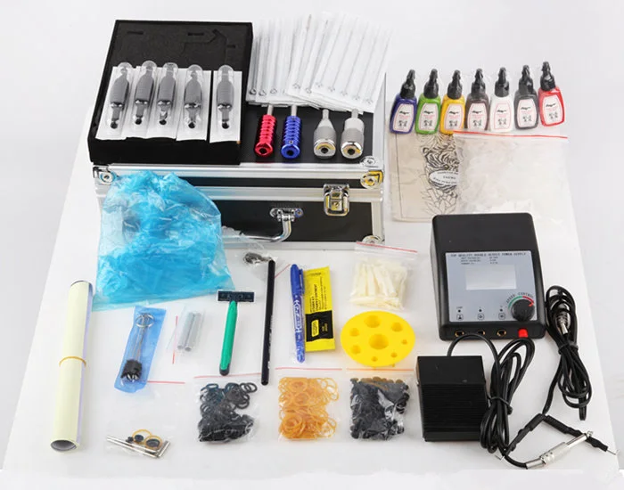 Hot Sale Full Tattoo Kit 3 Machine with Tattoo Needle