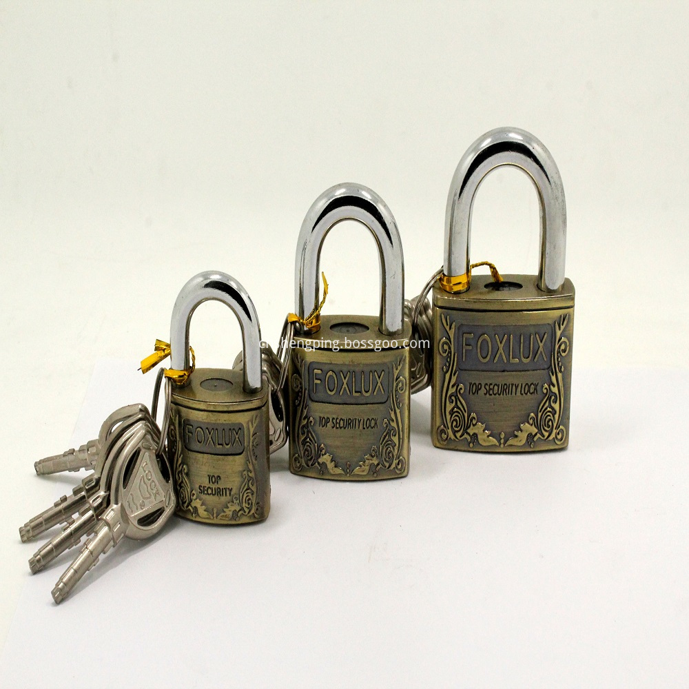 brass padlock