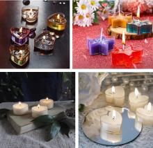 plastic transparent cup,tealight candles,plastic mold