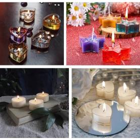 ถ้วยโปร่งใสพลาสติกเทียน tealight, แม่พิมพ์พลาสติก