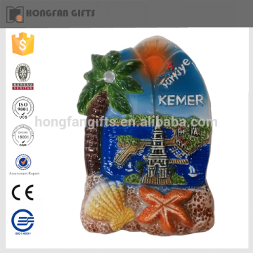 hotsale ceramic fridge magnet tourism souvenir