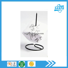 Metal Wire Paperclip Note Holder