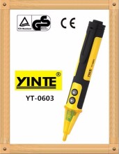 AC test metal detector pen with light and switch button