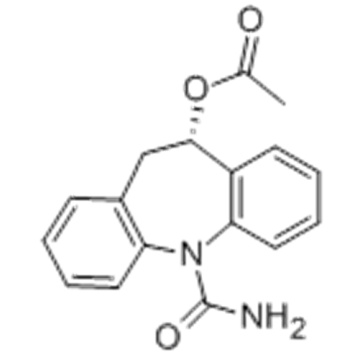 5H-Dibenz[b,f]azepine-5-carboxamide, 10-(acetyloxy)-10,11-dihydro-,( 57355775, 57251516,10S)- CAS 236395-14-5