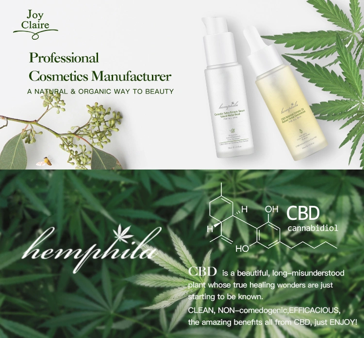 OEM/ODM Wholesale Cbd Cannabidiol Hemp Oil Vitamin Face Serum Whitening Face Serum