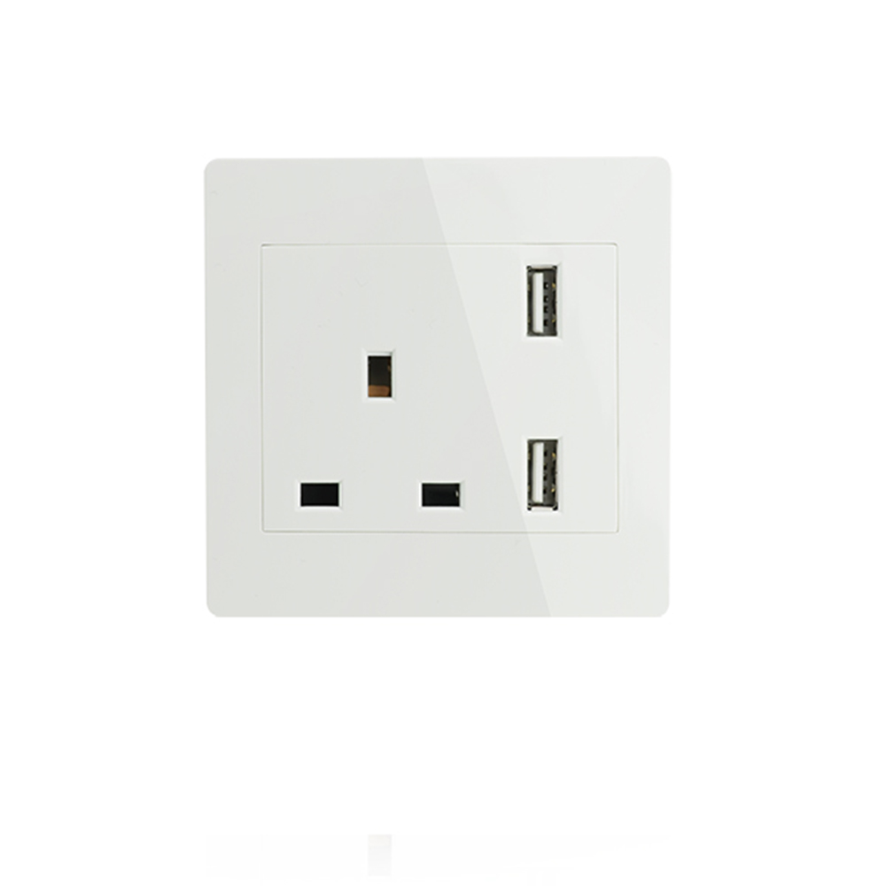 5V 2.1ASINGLE UK USB Socket