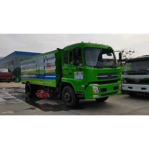 Exportación de 5000 litros Pequeño vehículo de barredera de ruta de vacío
