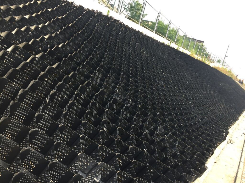 HDPE البلاستيك GEOCELL PRICE GRID الجدران الاحتفاظ