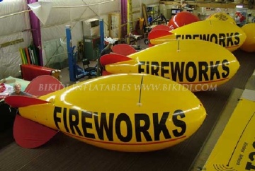 Helium Balloon, Zeppelin, Fireworks Balloons, Helium Blimps (K7010)