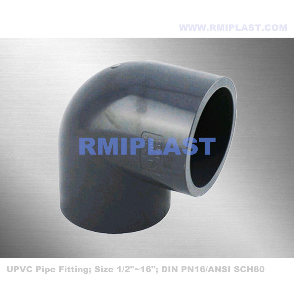 UPVC Elbow 90 درجة SCH80