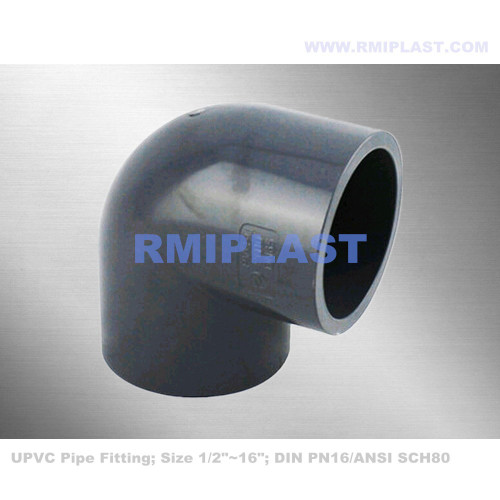 UPVC 90 degrés Elbow Din PN16