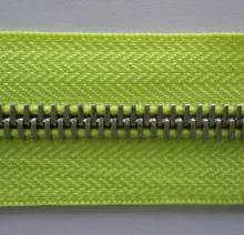 no.8 Y teeth white gold zipper