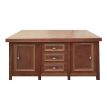 Industrial Rustic Style Buffet Cabinet: 3 Drawer 2 Door Home Furniture Wooden Chest of Drawers Dining Sideboard